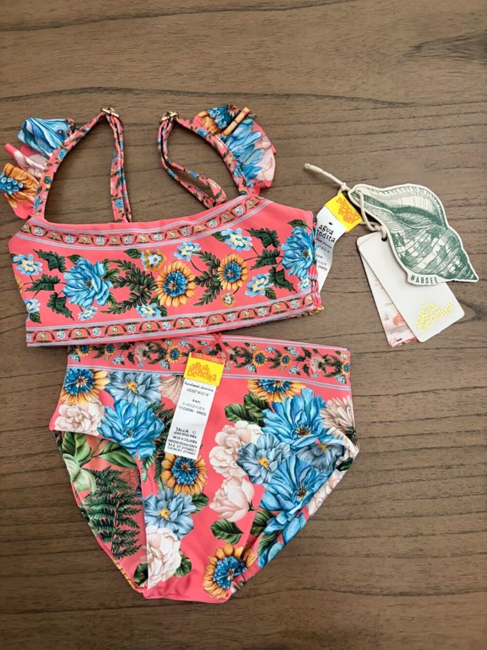 Agua Bandita - Spanish Baby Girl's Bikini NWT -T 2
